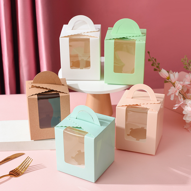 Plant Parent Gifts - 50 pcs 93*93*110mm Kraft Paper cake