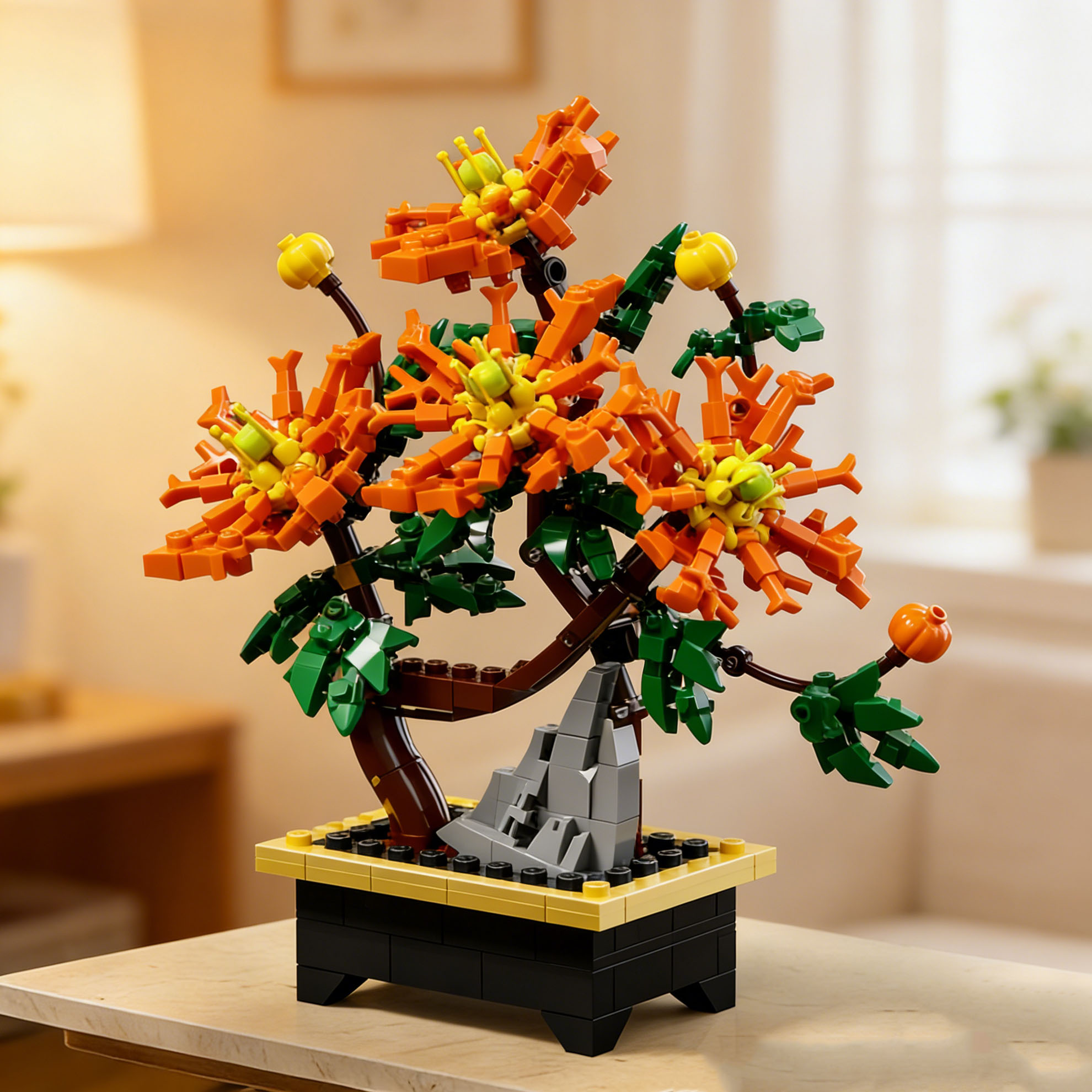 Plant Parent Gifts - Dragon Claw Chrysanthemum Bonsai Building Block
