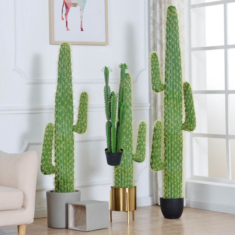 Artificial Green Fairy Column  - Cactus Mix Pot recension och pris