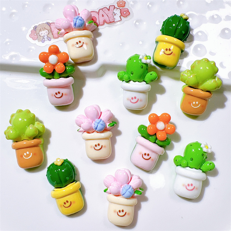 10Pcs Kawaii Cactus Flower Pot - Cactus Mix Pot recension och pris