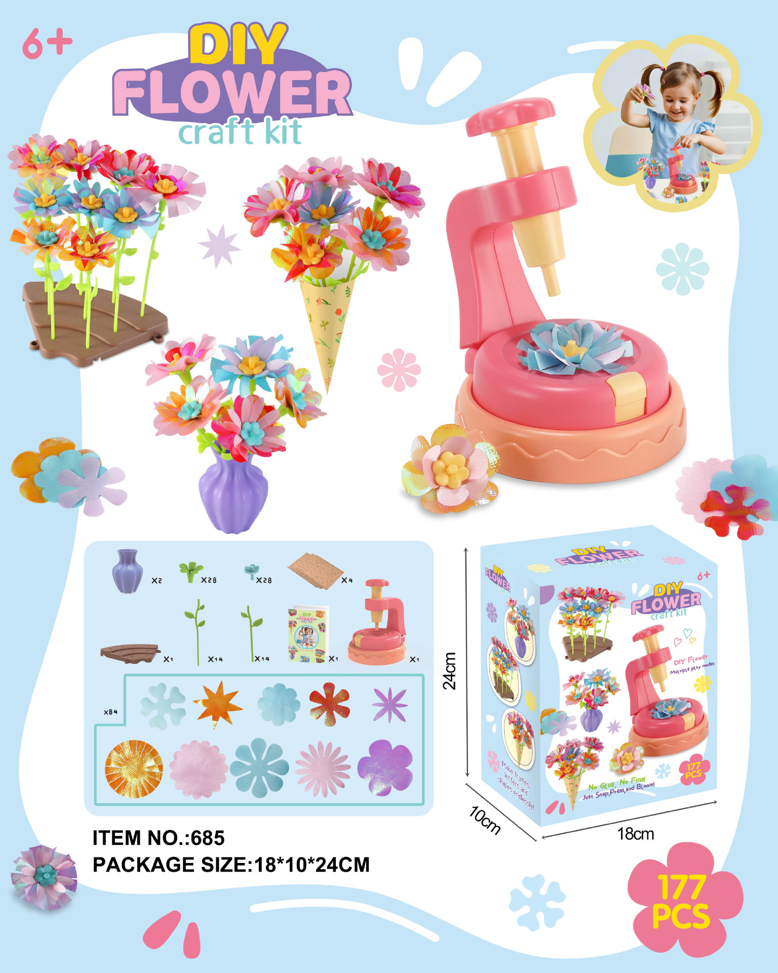 Flower Bouquets Toys Handmade  - Plant Parent Gifts recension och pris