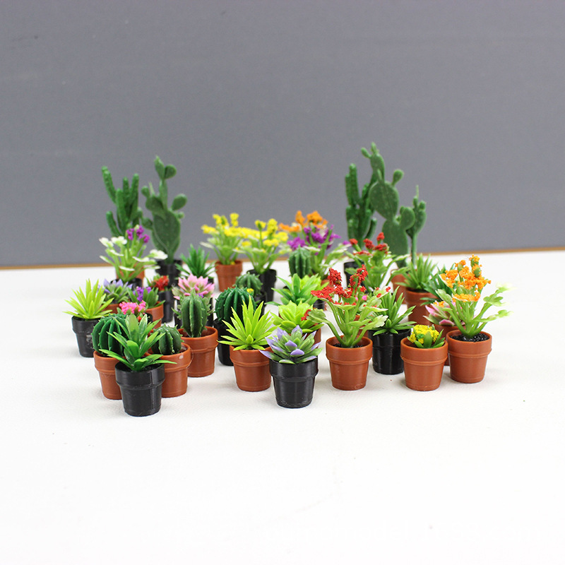 Mini Simulated Plants Cactus S - Cactus Mix Pot recension och pris