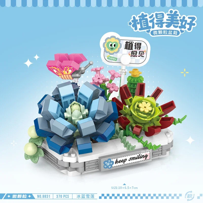 Mini Building Block Toys Creat - Cactus Mix Pot recension och pris