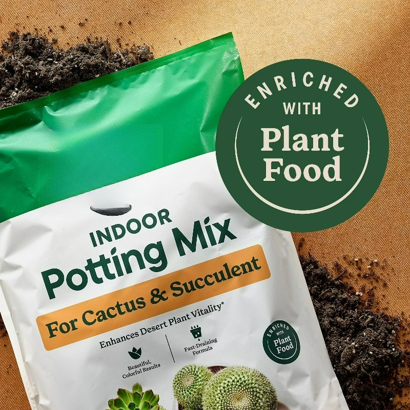 (2 pack)  Indoor Potting Mix f - Cactus Mix Pot recension och pris