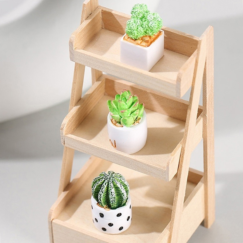 /Kb/1/4pcs 1:12 Dollhouse Mini - Cactus Mix Pot recension och pris