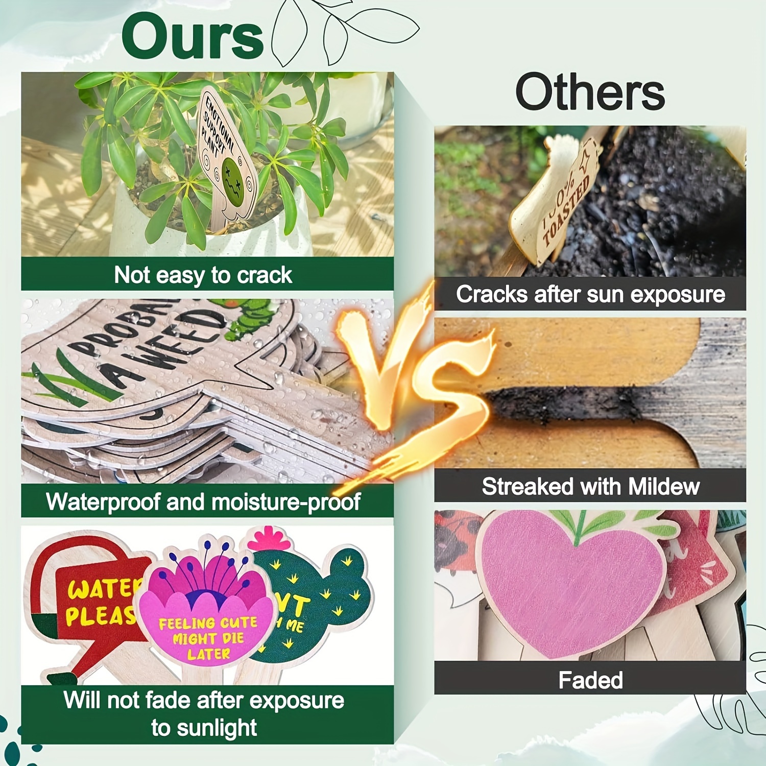 5/10Pcs Plant Labels for Succu - Plant Parent Gifts recension och pris