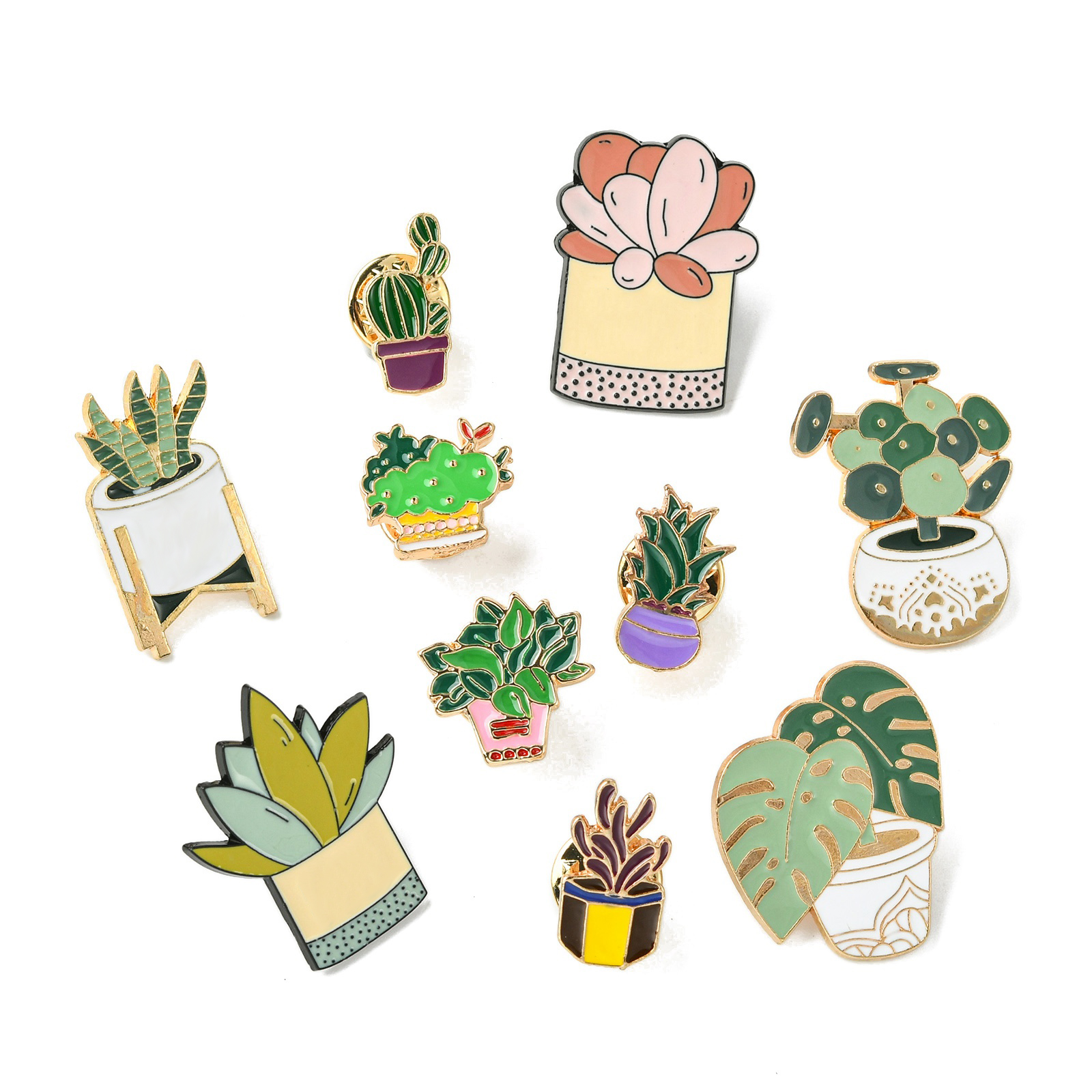 Pandahall 10Pcs Mixed Styles P - Cactus Mix Pot recension och pris