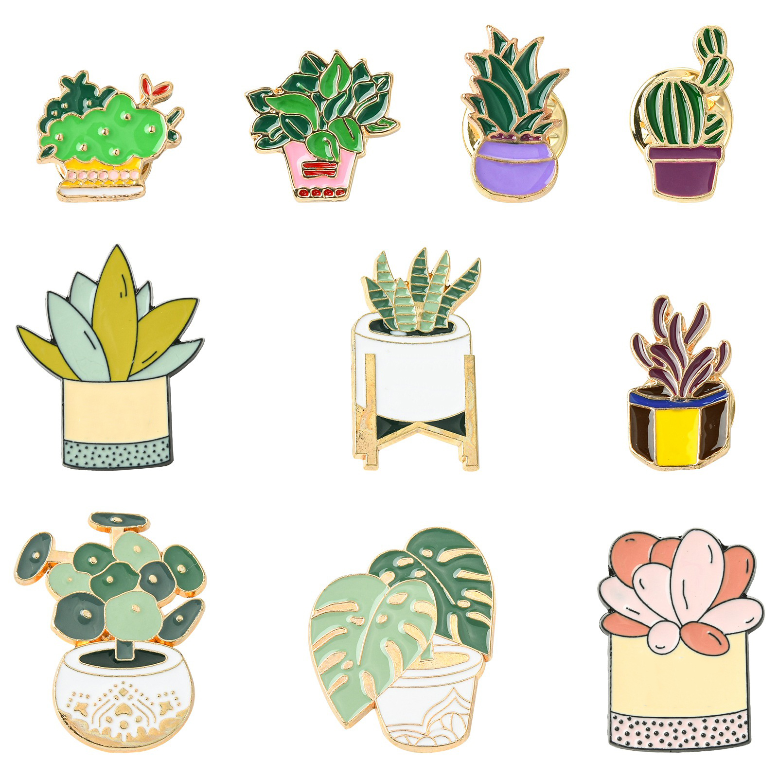 Pandahall 10Pcs Mixed Styles P - Cactus Mix Pot recension och pris